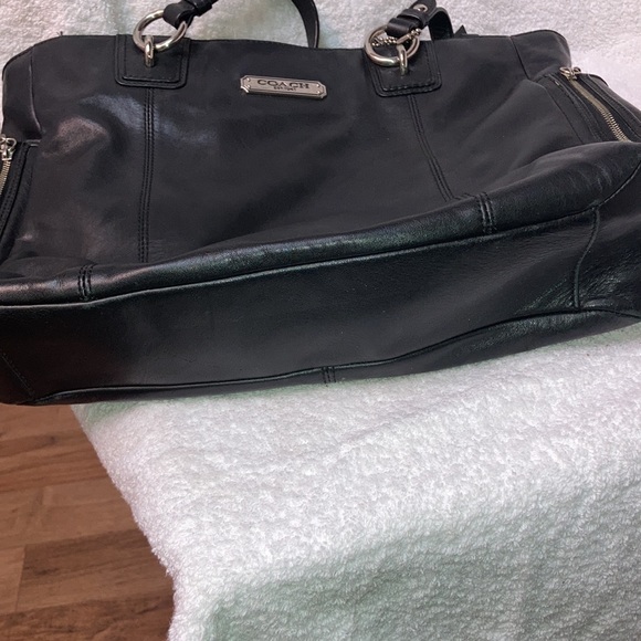 coach black leather bag - Picture 8 of 11